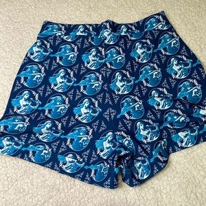 - Legend of Zelda link cuffed shorts sold out sz medium blue nwt princess Zelda